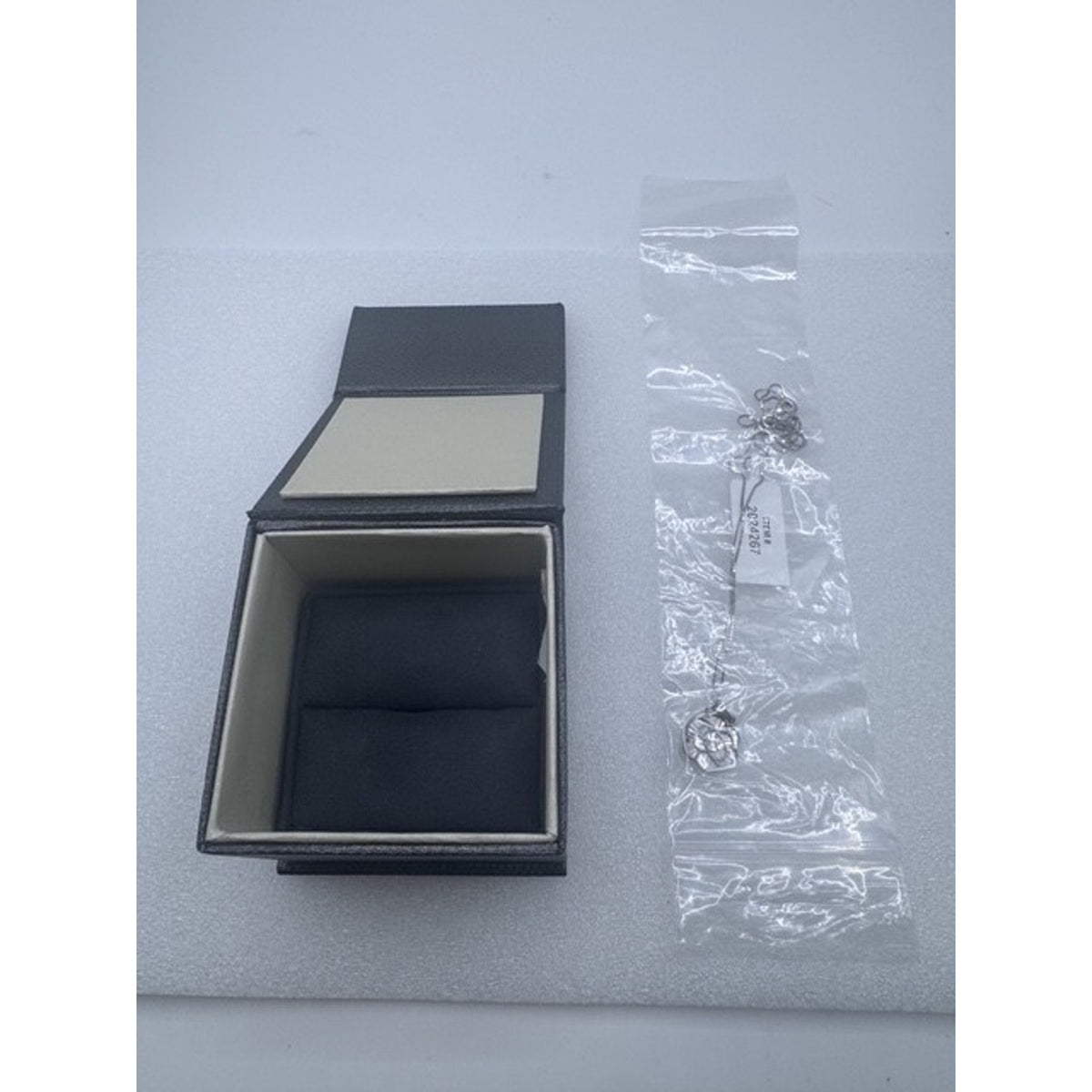 White Gold Diamond Cut Floral Pendant from Costco 14 Karat