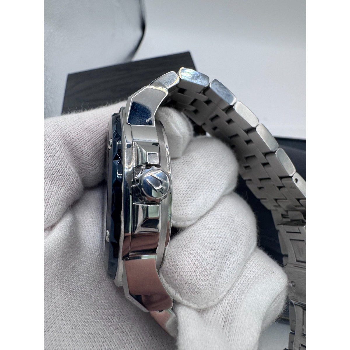 BULOVA Marine Star 98A302 Blue Auto 200M Men's Watch in Box