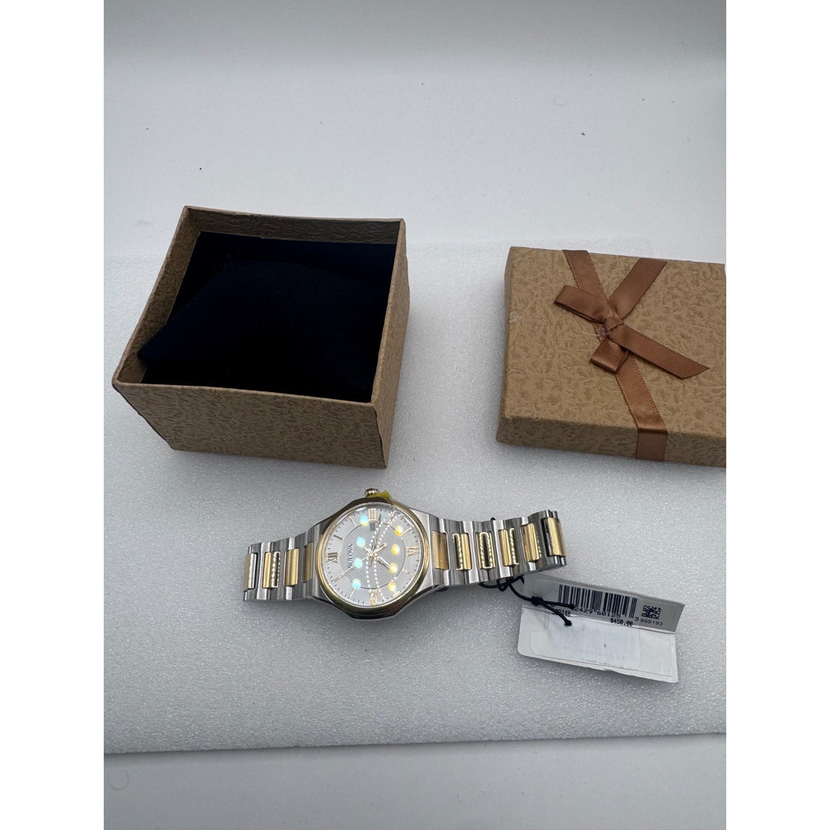 Bulova Men's Classic Date Indicator Quartz Silver Watch 41MM 98B440 $450 RETAIL