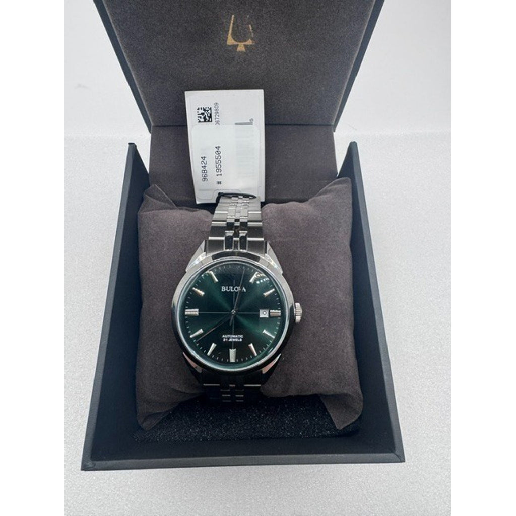 Bulova Sutton 96B424 Sutton Stainless Steel Automatic Men's Watch New MSRP- $349