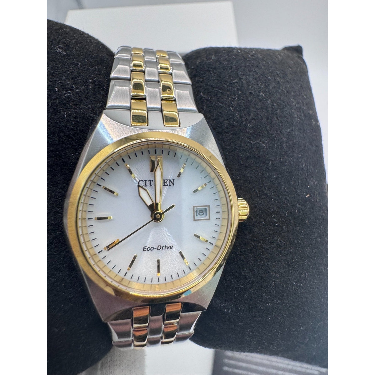 Citizen Eco-Drive Corso Silver Dial Ladies Watch EW2299-50A
