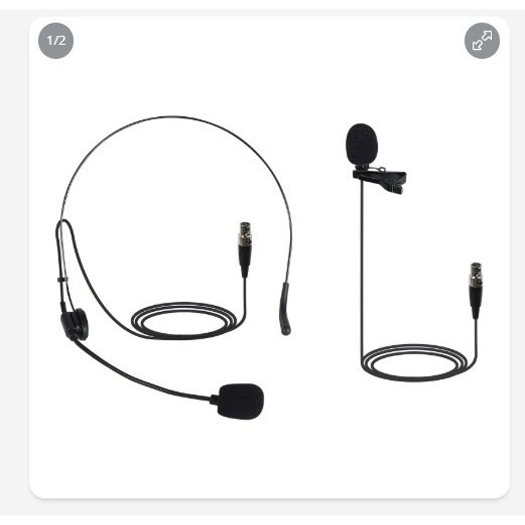NEW Phenyx Pro PTU-5000 Wireless Lapel Microphone with Mini XLR Jack