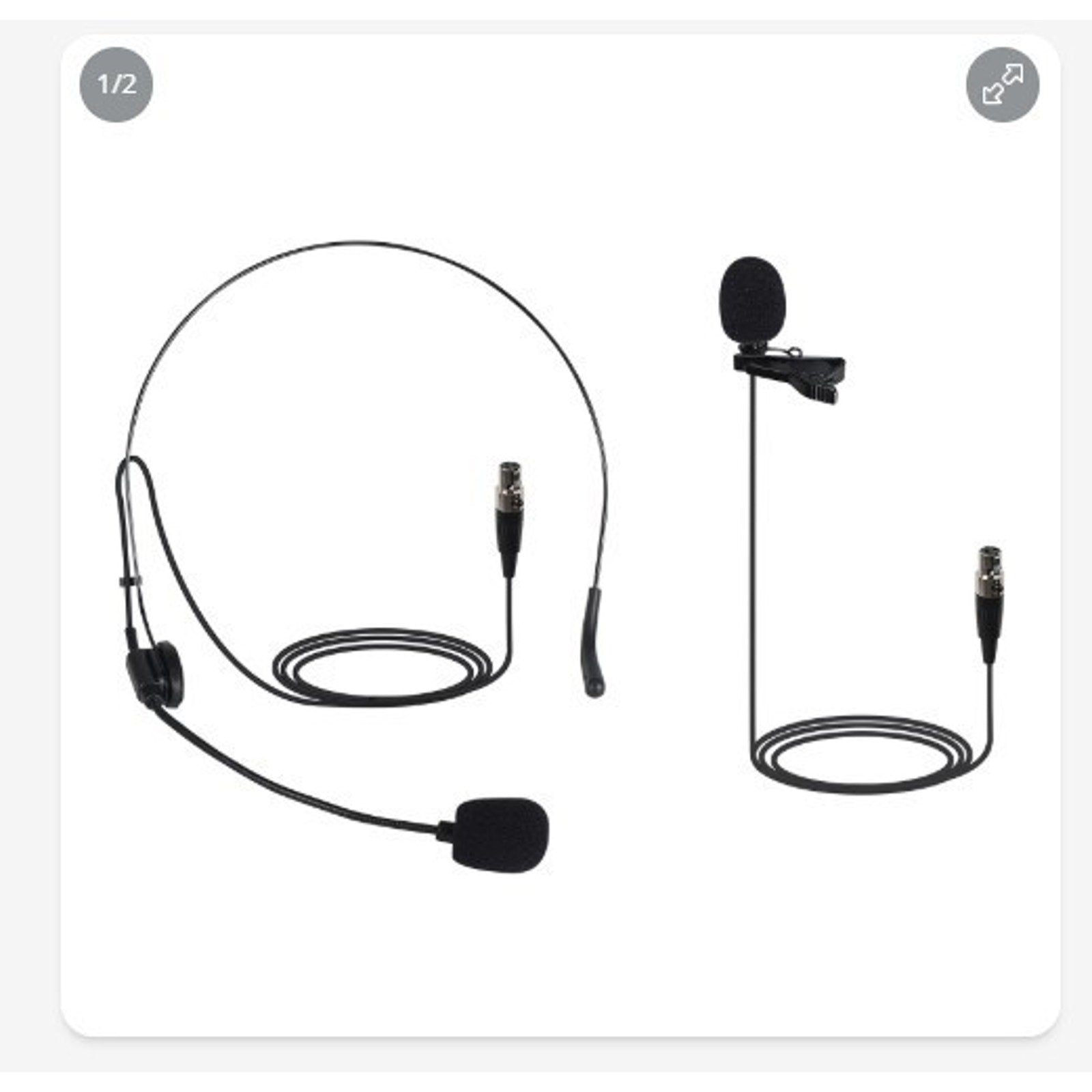 NEW Phenyx Pro PTU-5000 Wireless Lapel Microphone with Mini XLR Jack