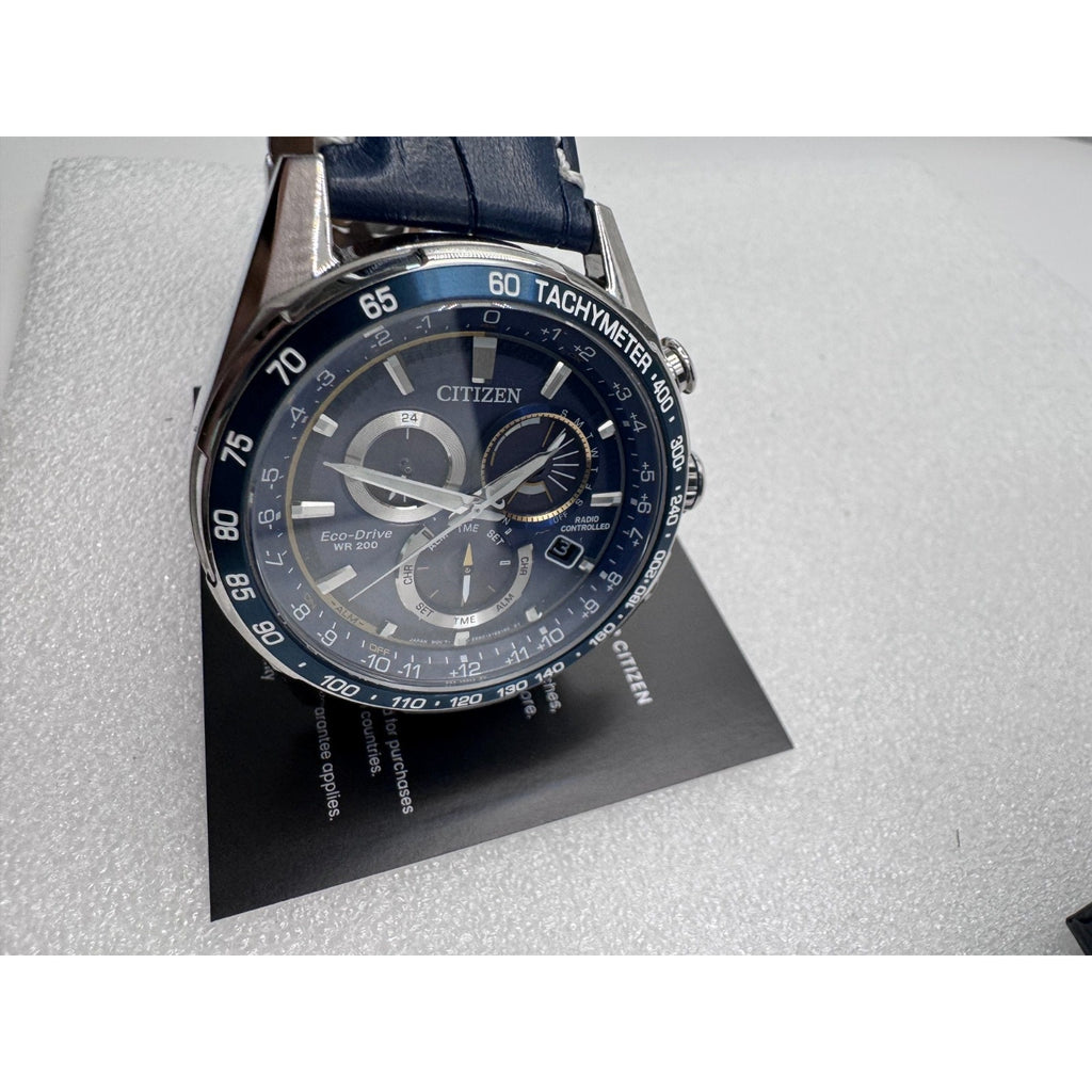NEW Citizen NAVY CB5918-02L Atomic Time Eco-Drive Perpetual Calendar Men's Watch