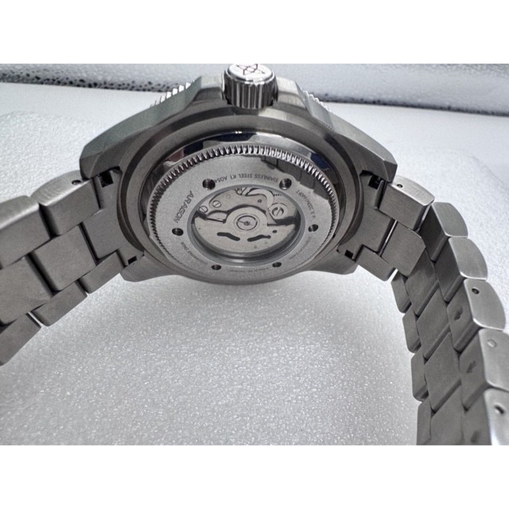 Aragon A054 ORANGE DIAL Divemaster NH36A 50mm AUTOMATIC WATCH Collectors