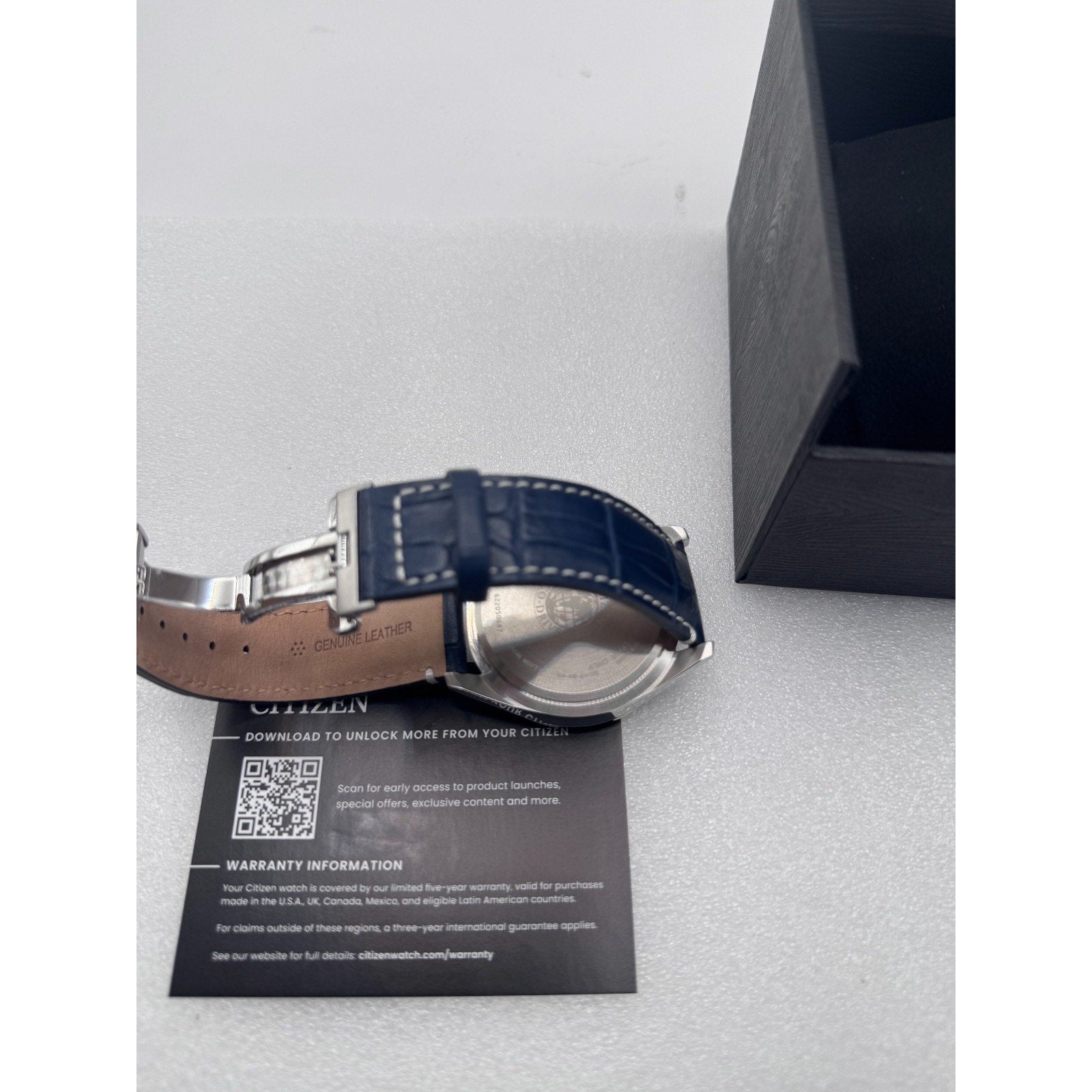 NEW Citizen NAVY CB5918-02L Atomic Time Eco-Drive Perpetual Calendar Men's Watch