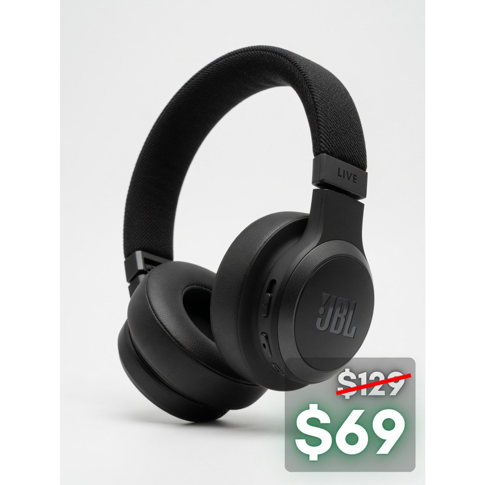 JBL Live 675NC Wireless Over-Ear Headphones Noise Cancelling Bluetooth Headset