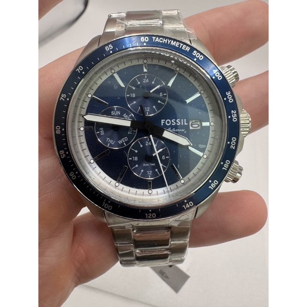 Fossil Autocross Sport Tourer Chronograph Quartz Blue Dial Men's Watch BQ2869