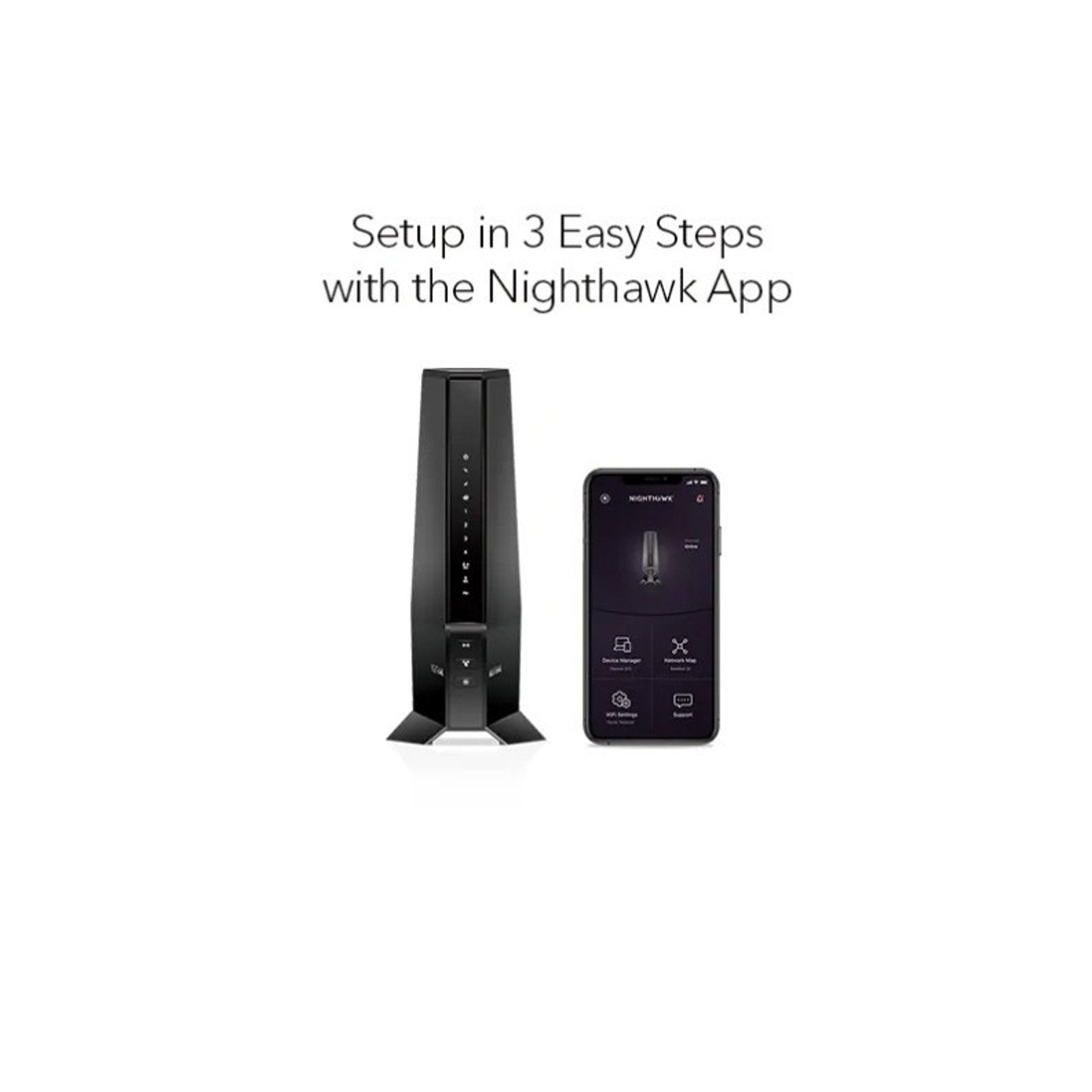 NETGEAR Nighthawk AX6000 Wi-Fi 6 DOCSIS 3.1 Cable Modem Router AX8