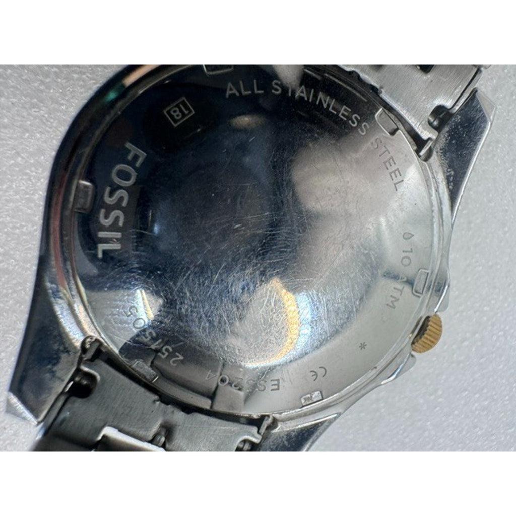 Fossil ES3204 Riley Multifunction Two-Tone Stainless Steel Watch