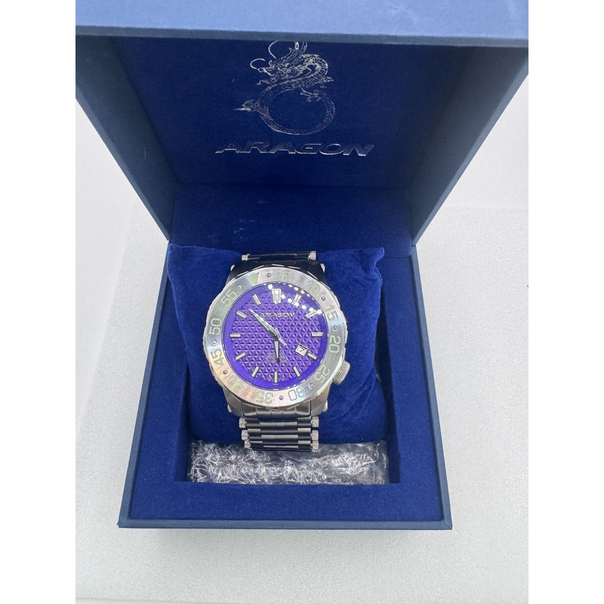 ARAGON Sea Charger G2 NH35 Automatic 44mm Purple 24 Jewels