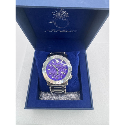 ARAGON Sea Charger G2 NH35 Automatic 44mm Purple 24 Jewels
