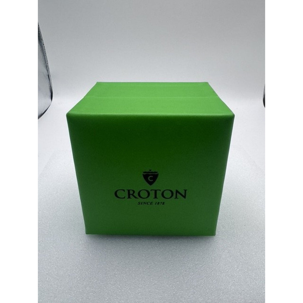 Croton Skeleton Chronograph Style Watch – Neon Accents – Brand New w/ Box