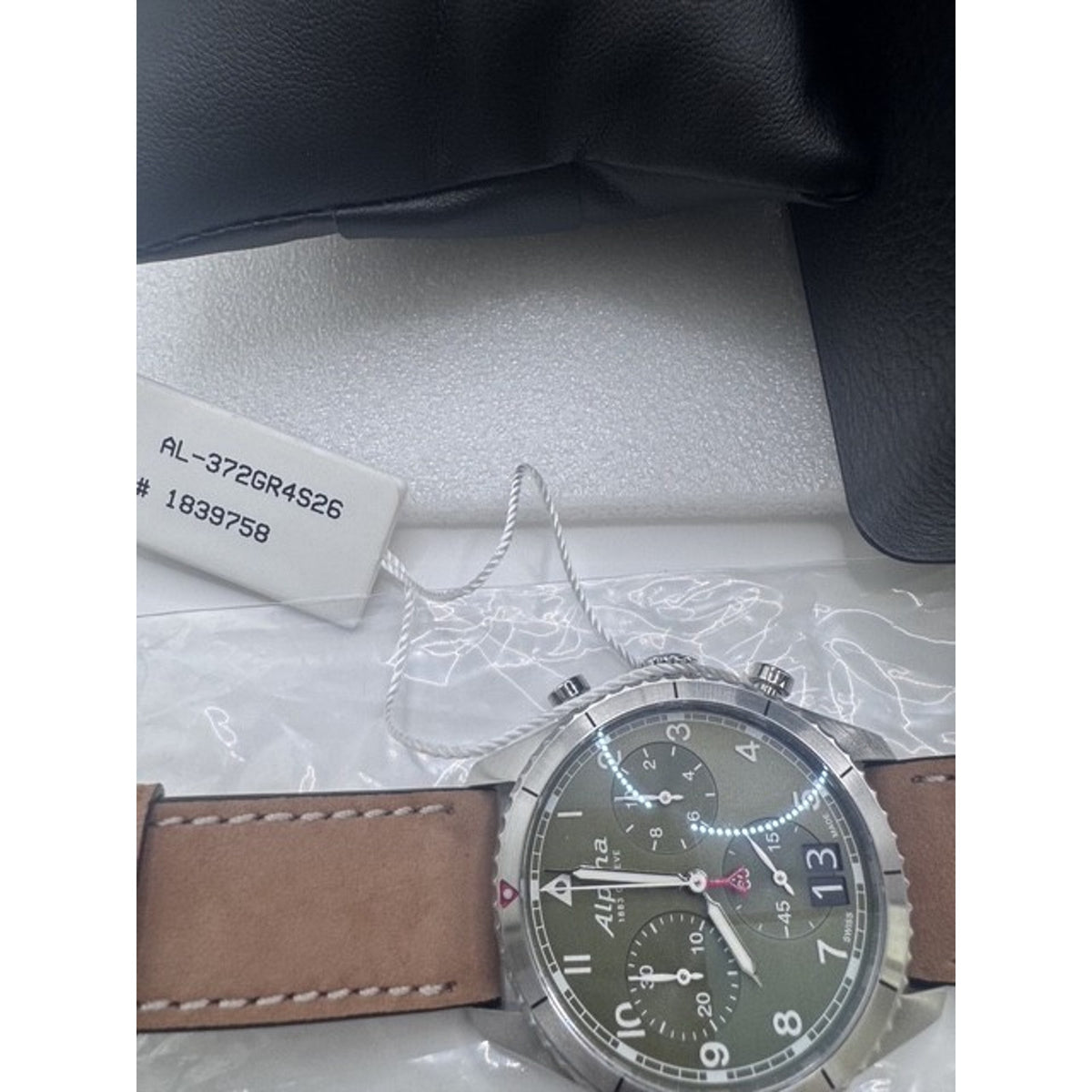 Alpina Pilot Chronograph Mens Watch AL-372GR4S26