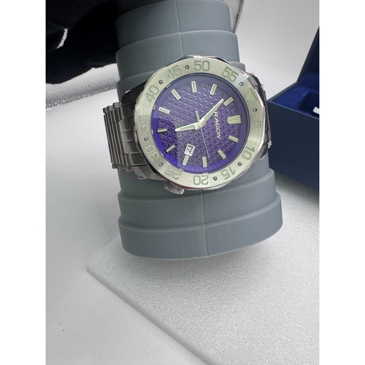 ARAGON Sea Charger G2 NH35 Automatic 44mm Purple 24 Jewels