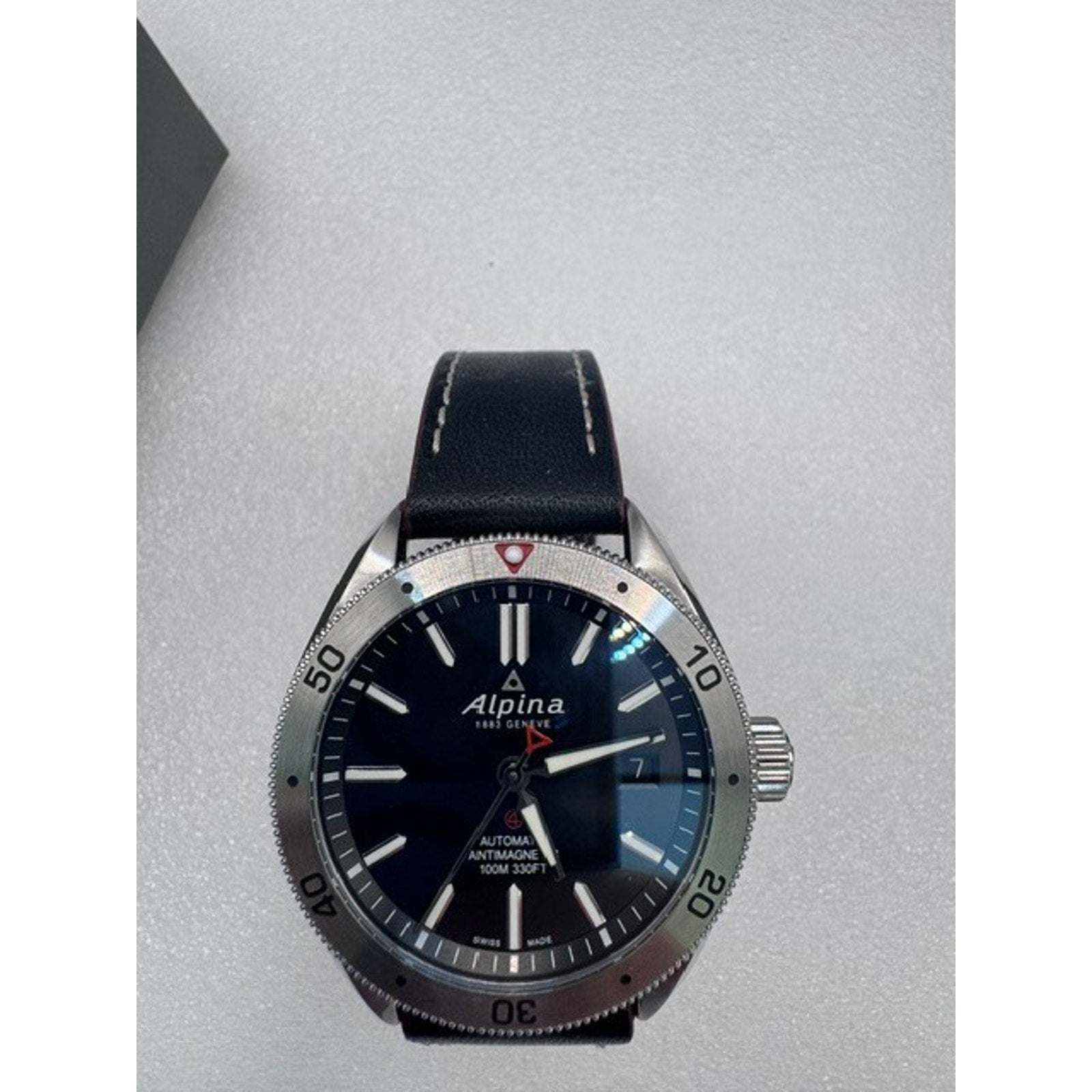 Awesome Swiss Alpina Alpiner 4 Automatic Black Dial 40mm Men's Watch AL-525B4AQ6
