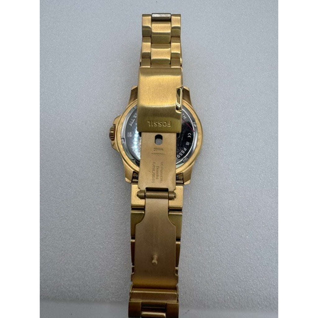 Fossil Blue Gmt Black Dial Men's Watch FS5990 New no tags