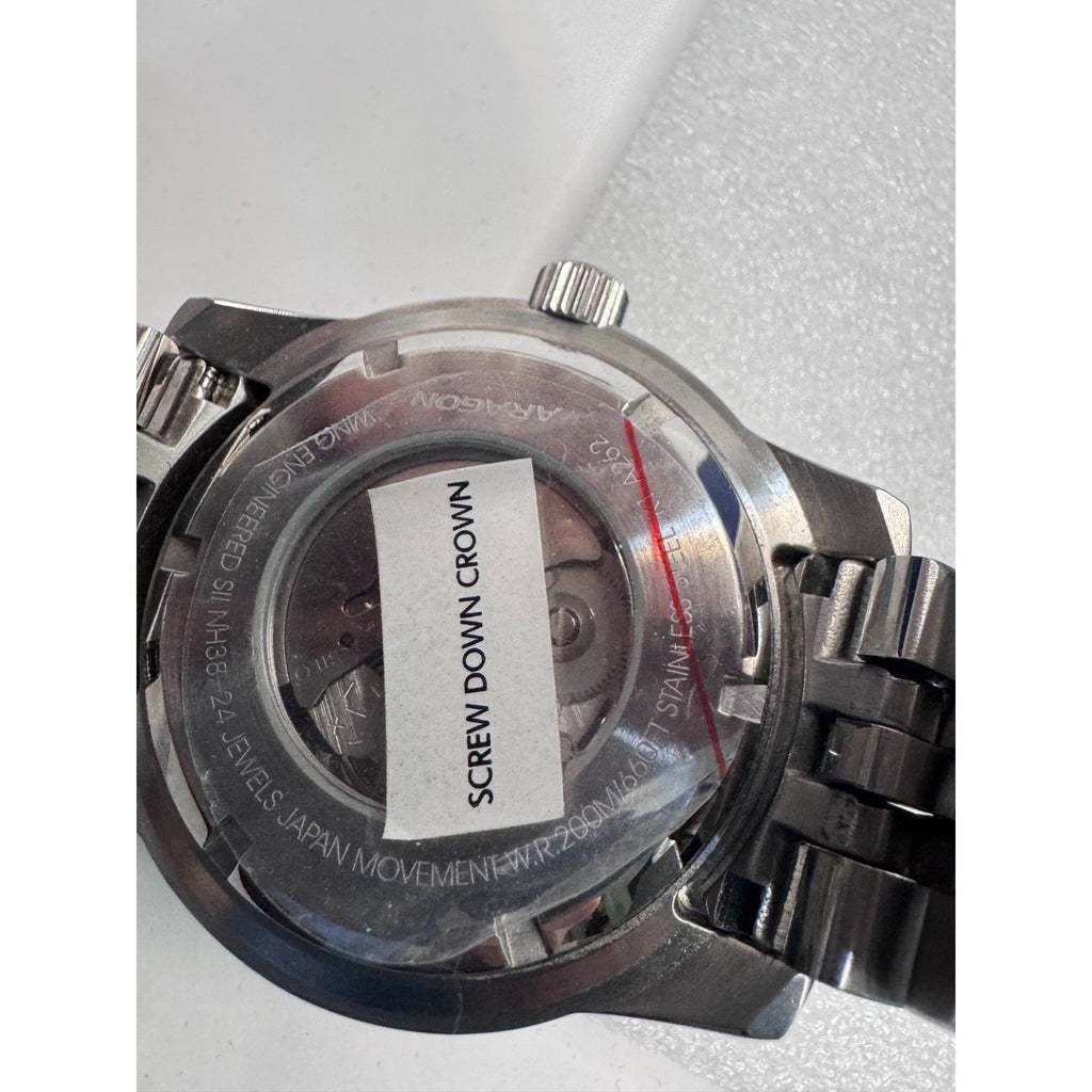 ARAGON DIVEMASTER EVO SKELETON BLACK 45MM WATCH