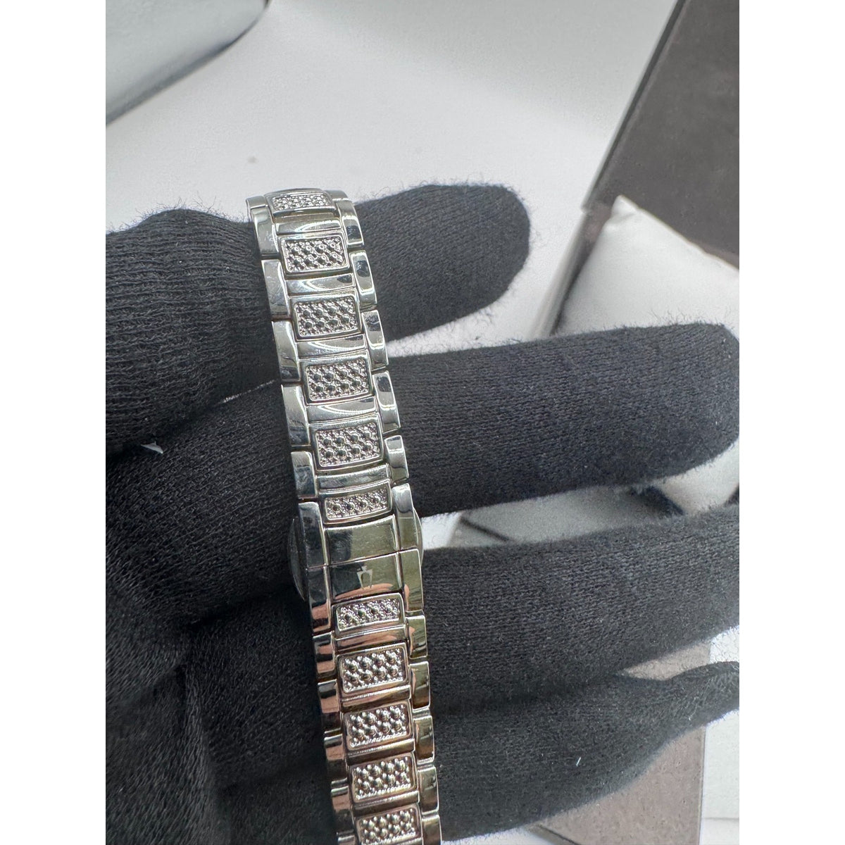 Bulova Women's Crystal MOP Dial Quartz Watch 96L311