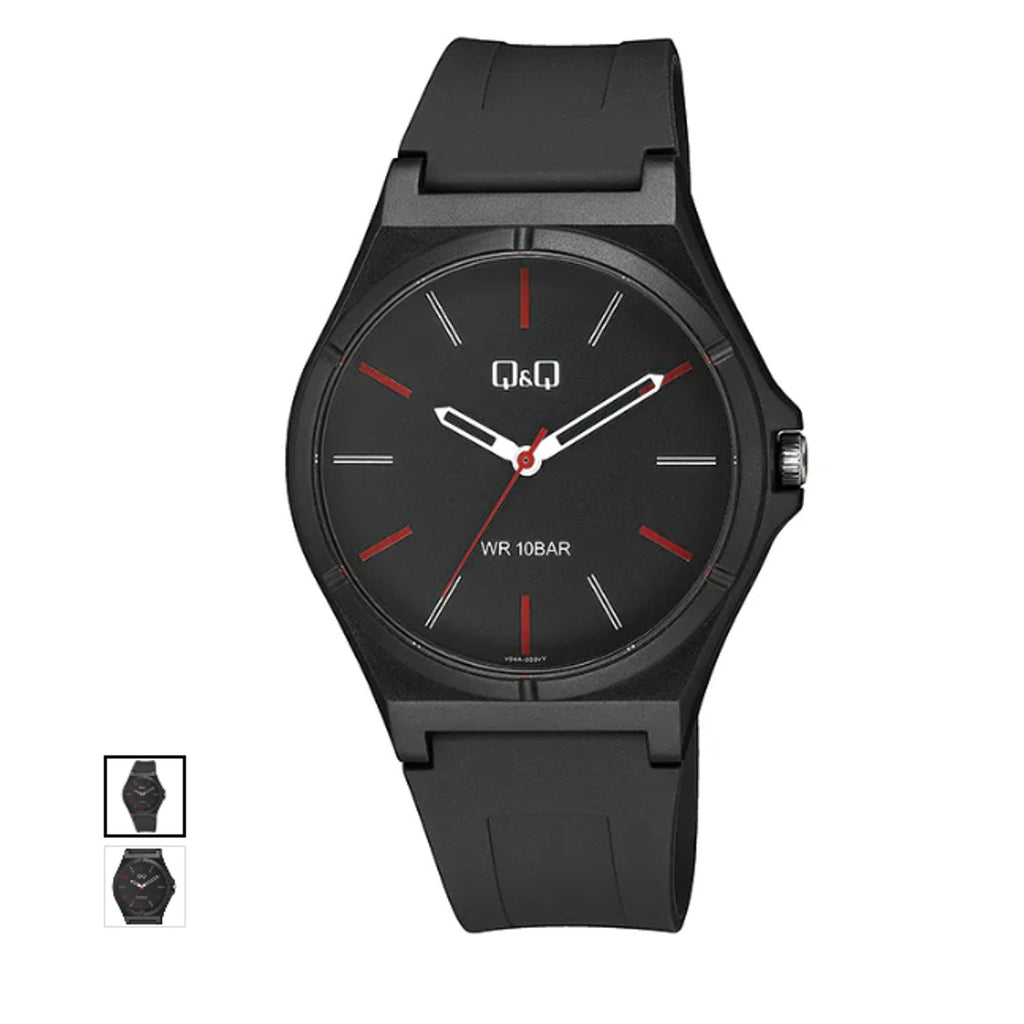 Brand new stickers Q&Q by CITIZEN 10 Bar Water Resistant Men's Watch v04a-003vy