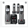 NEW Panasonic 4 Cordless Handsets Model KX-TGD864 S | Silver