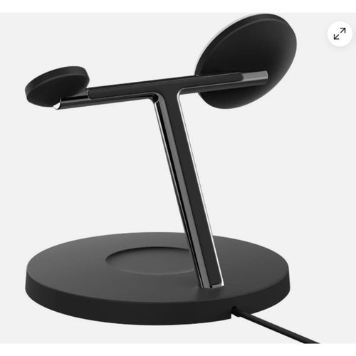 Belkin BOOSTCHARGE PRO 3-in-1 Wireless Charging Stand with MagSafe - Black