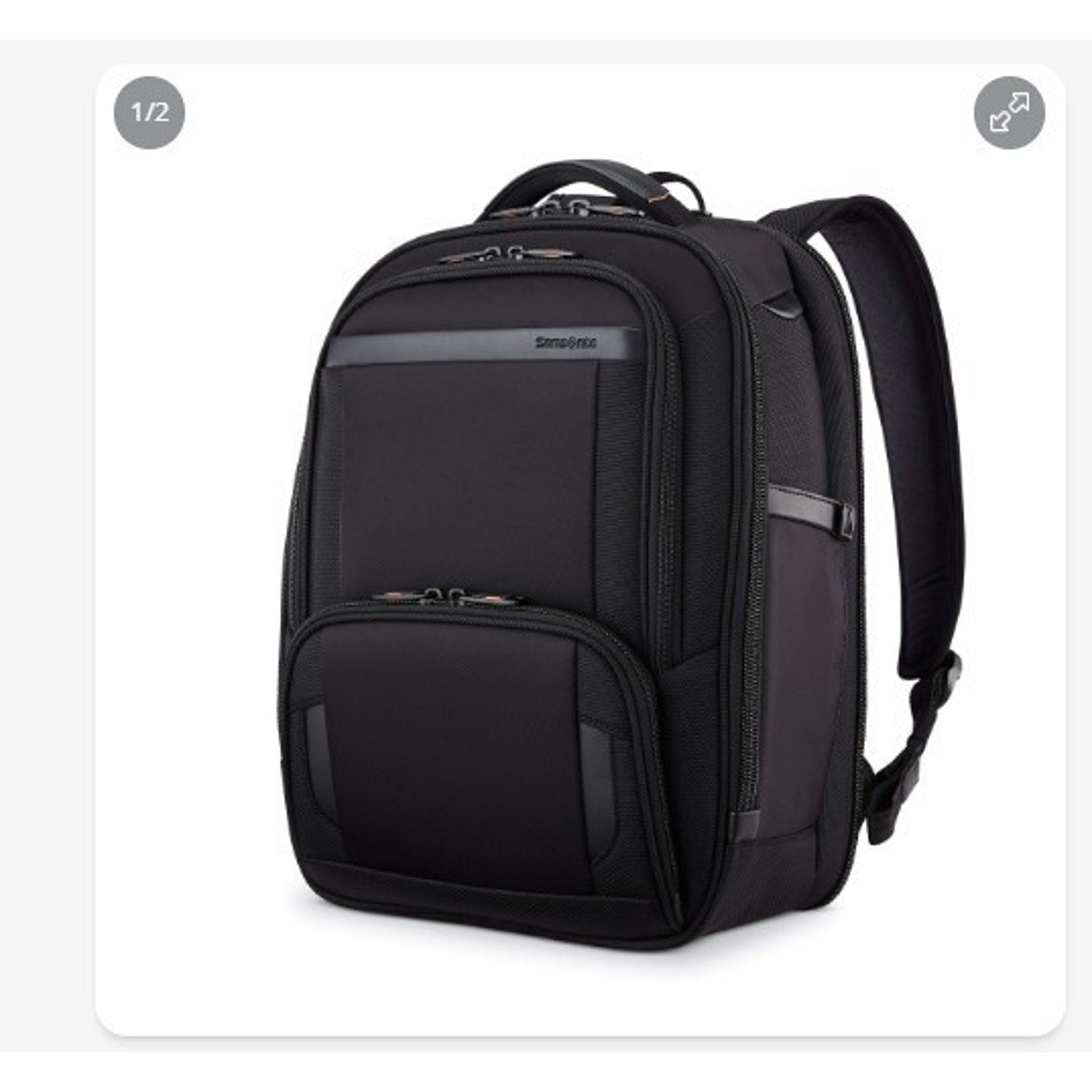 Premium Samsonite Pro Slim Backpack Black One Size, Brand New