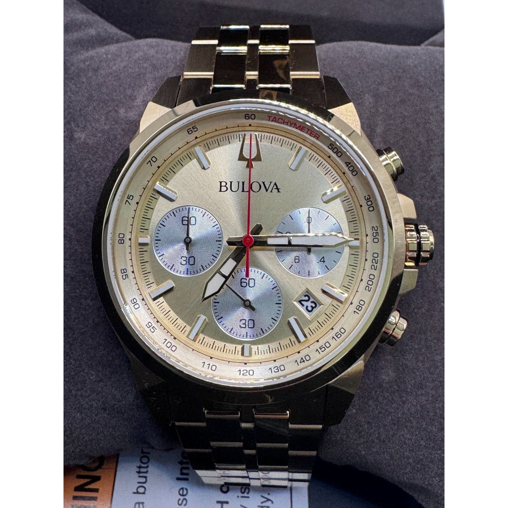 Bulova 97B217 Classic Chronograph Stainless Steel Quartz Men's Watch