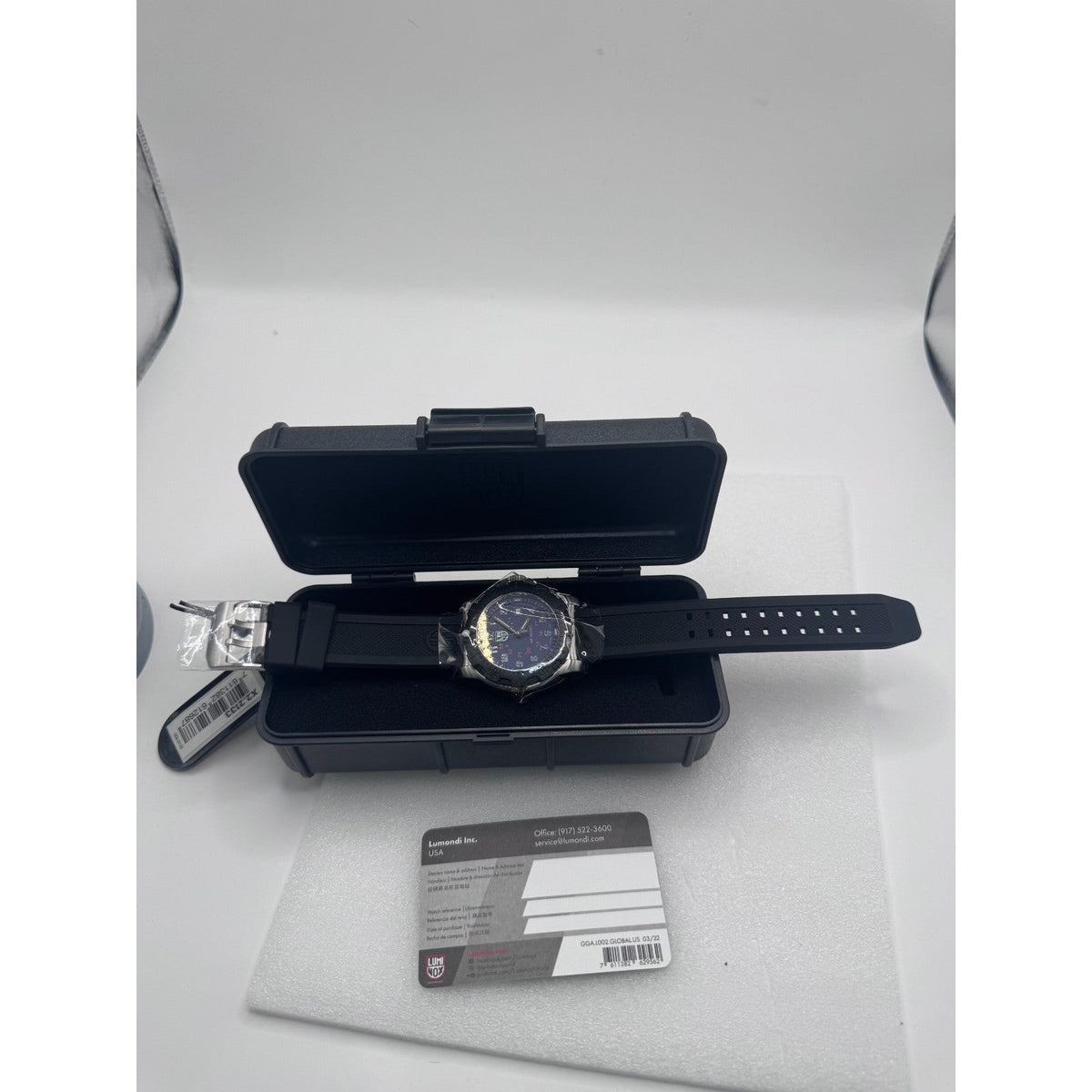 Luminox Men's Manta Ray Steel X2.2133 Blue Dial Polyurethane Watch