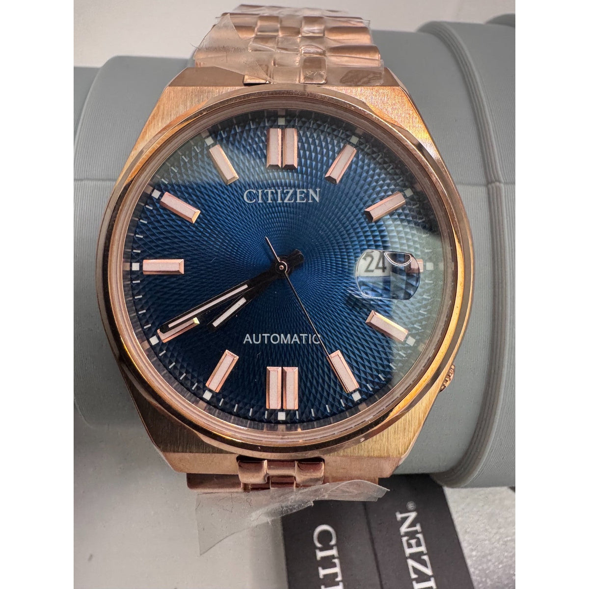 Citizen® Men’s Watch TSUYOSA Blue Dial Gold Automatic