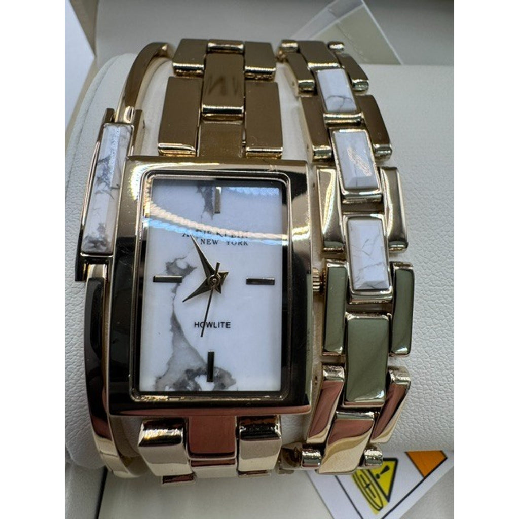 Anne Klein 12/7748HLST NY Ladies Howlite WATCH & BRACLET SET BRAND NEW!! In Box