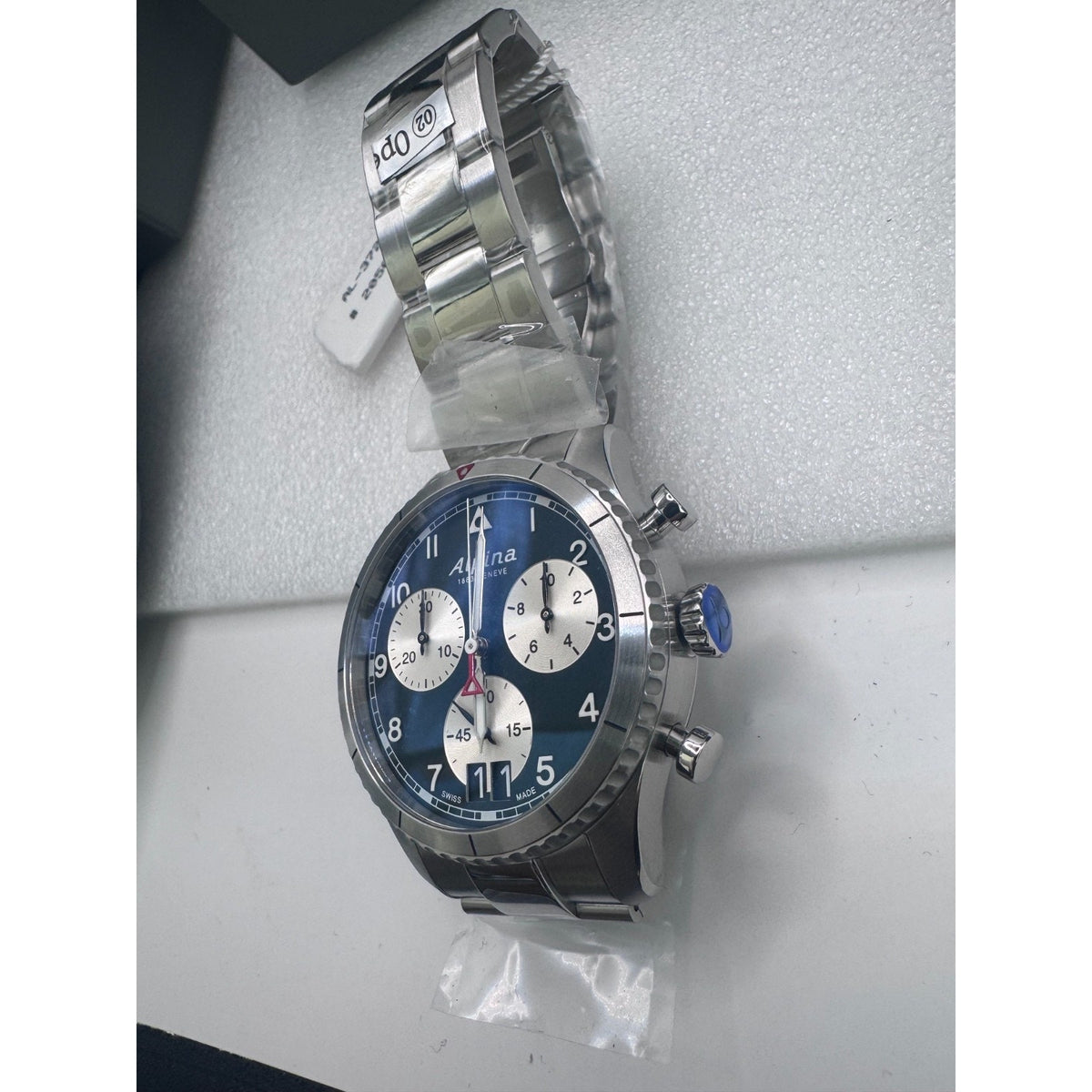 Alpina Startimer Pilot Chronograph AL-372WB4S26B Swiss Made Unworn Box