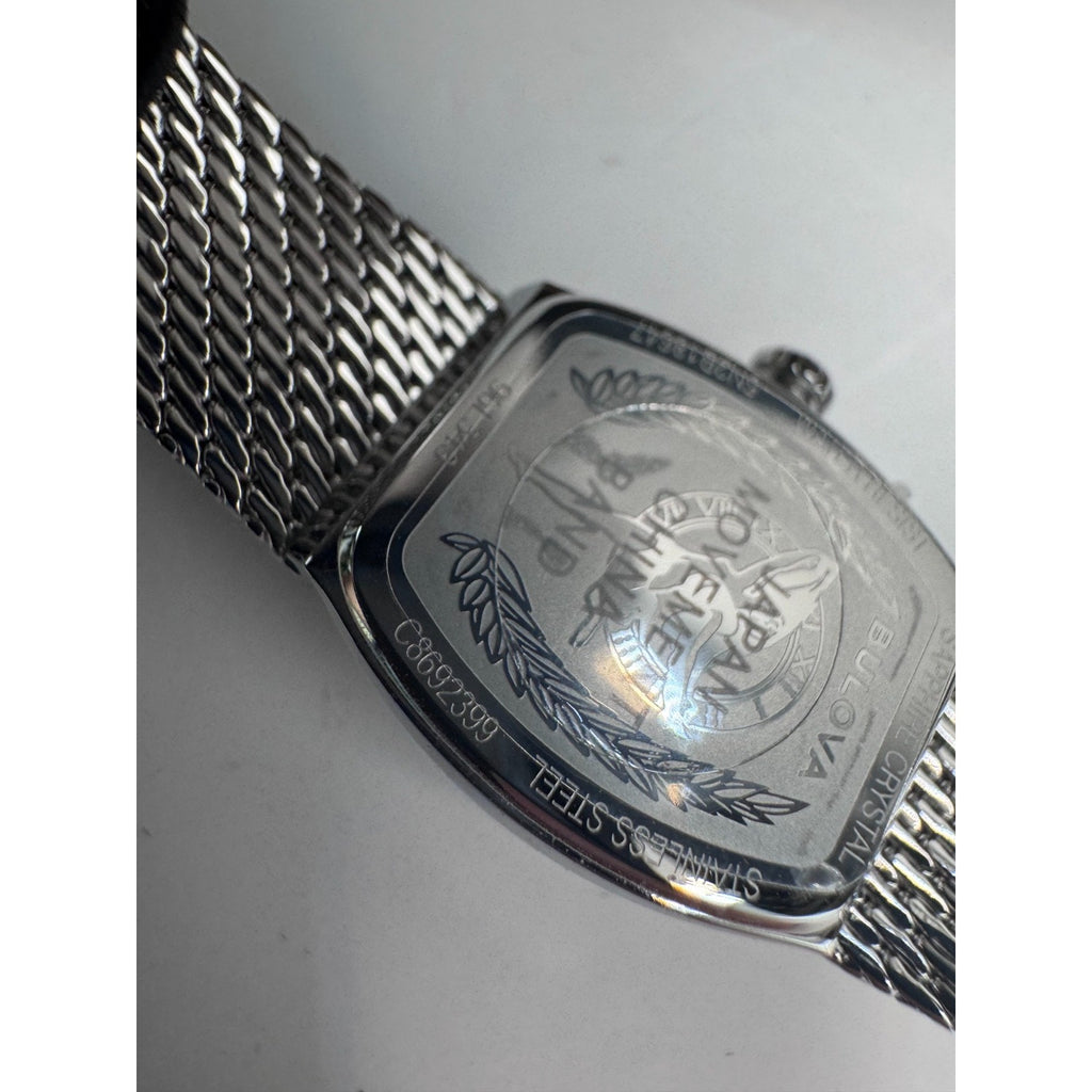 Bulova Classic Blue Dial Women's Quartz Watch 96L343 new with stickers $495 MSRP