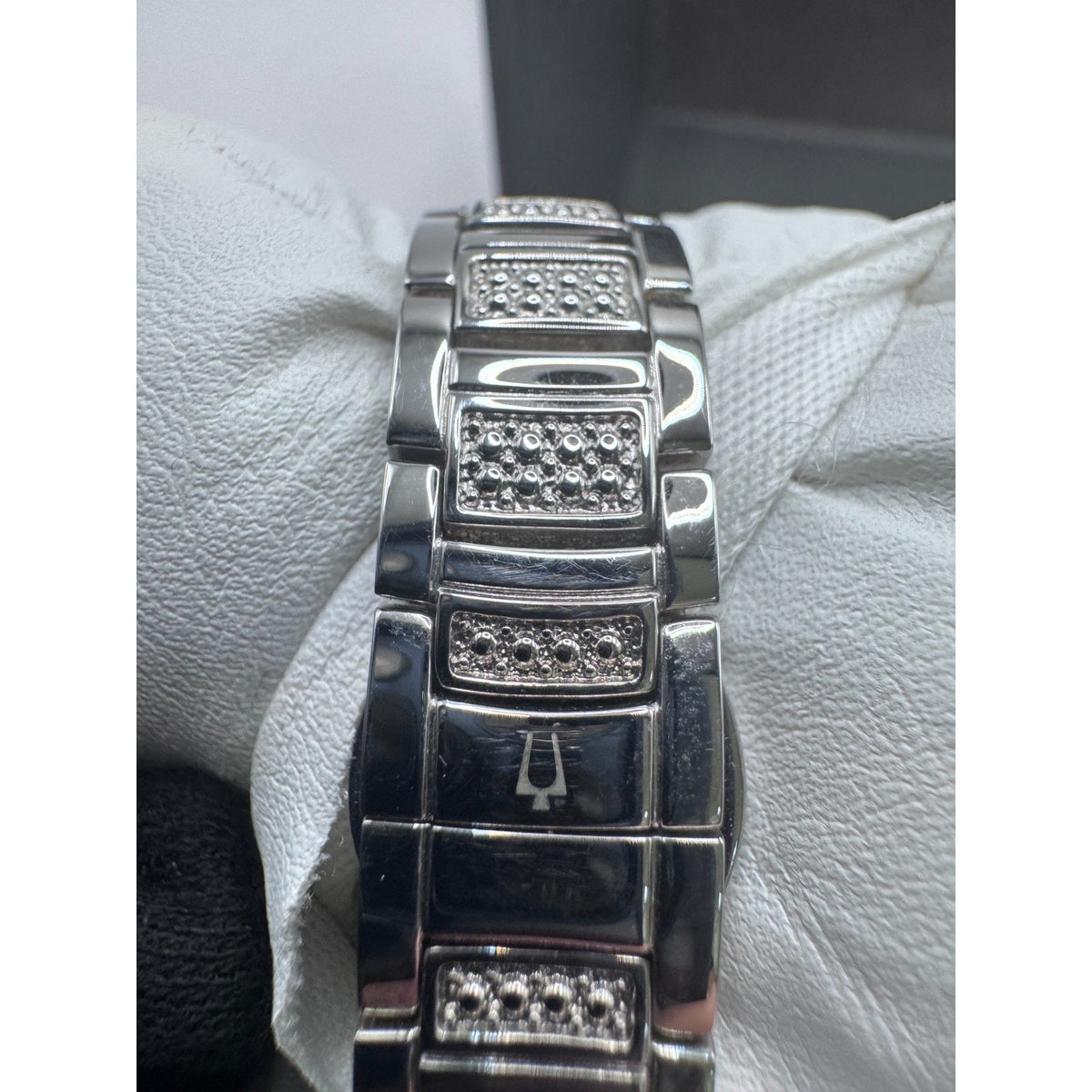 Bulova Women's Crystal MOP Dial Quartz Watch 96L311