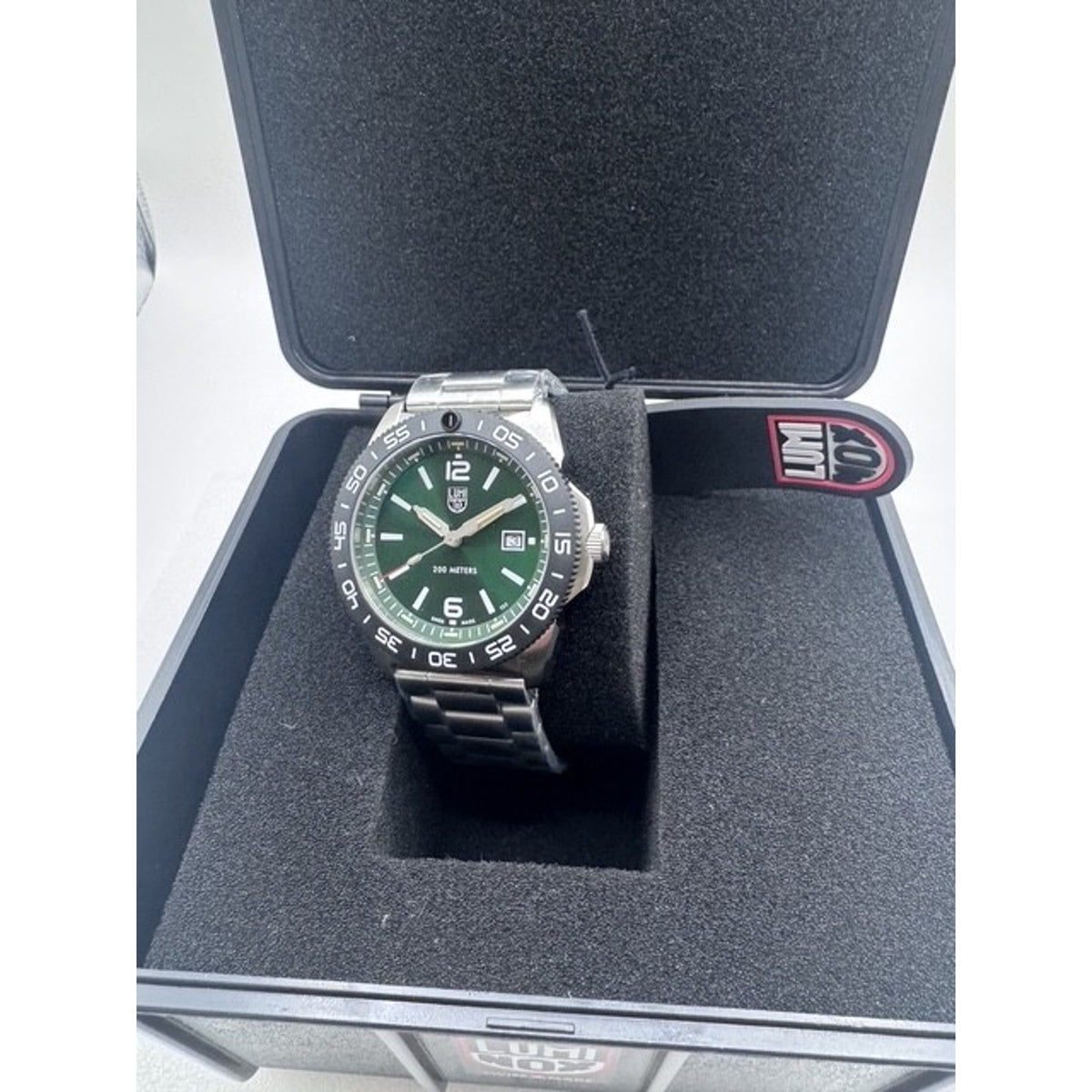 Luminox Pacific Diver Green Dial Tritium Stainless Mens 44mm SWISS Watch XS.3137