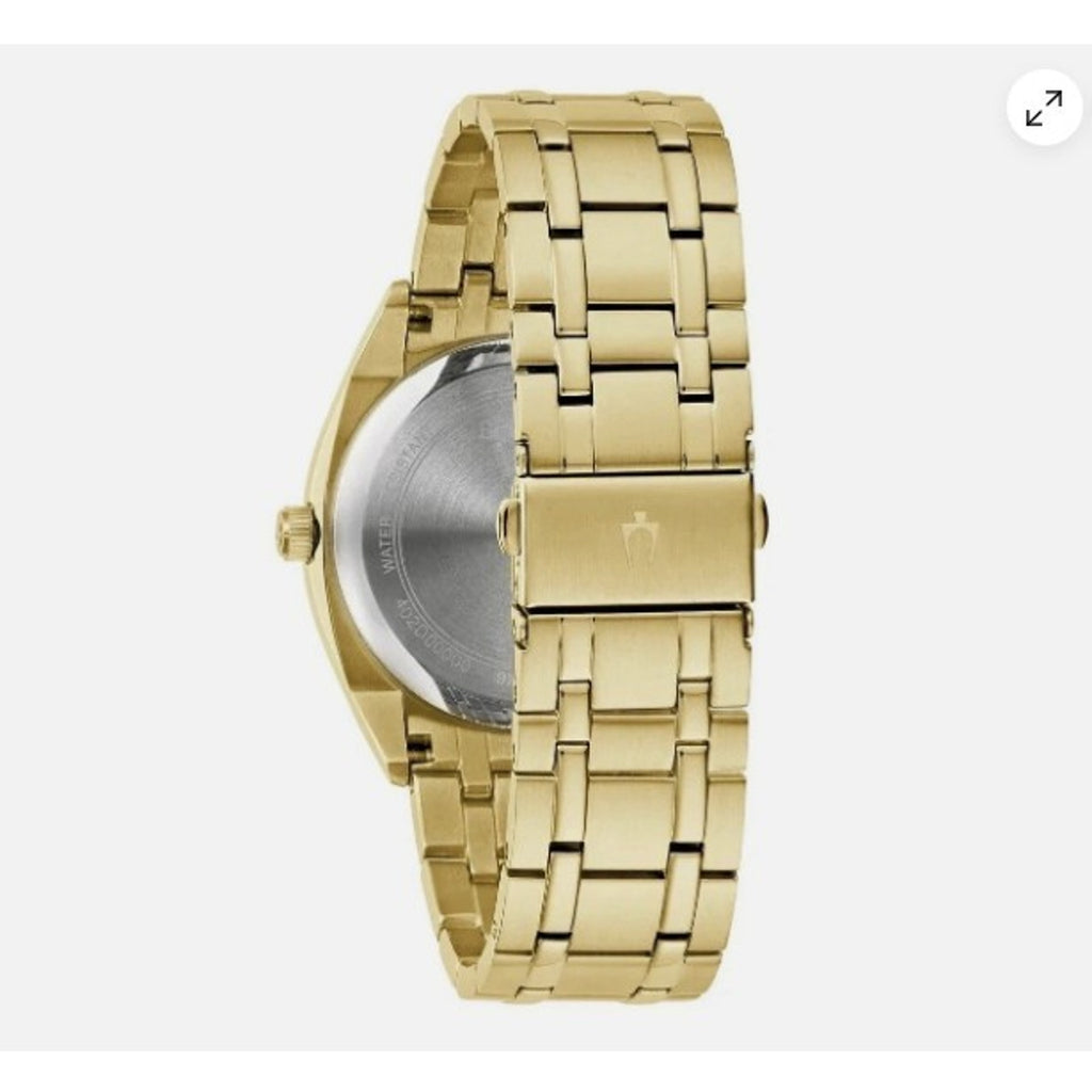 1 Bulova Surveyor 97C115 Gold Stainless Steel Mens Presidential 40mm Watch