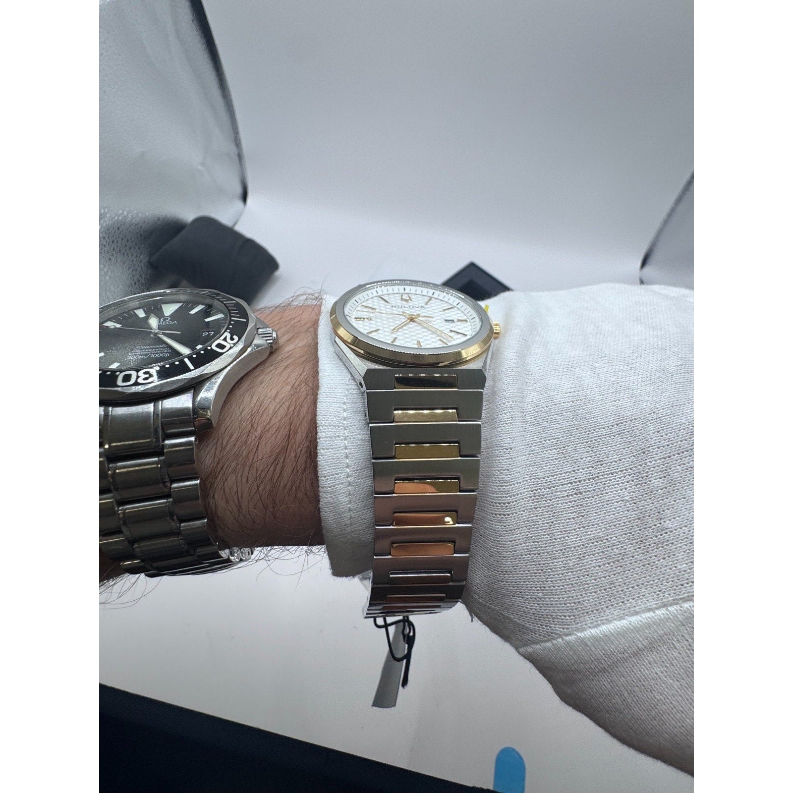 Bulova Classic Two-Tone Stainless Steel Quartz Men's Watch 98B424 MSRP $399