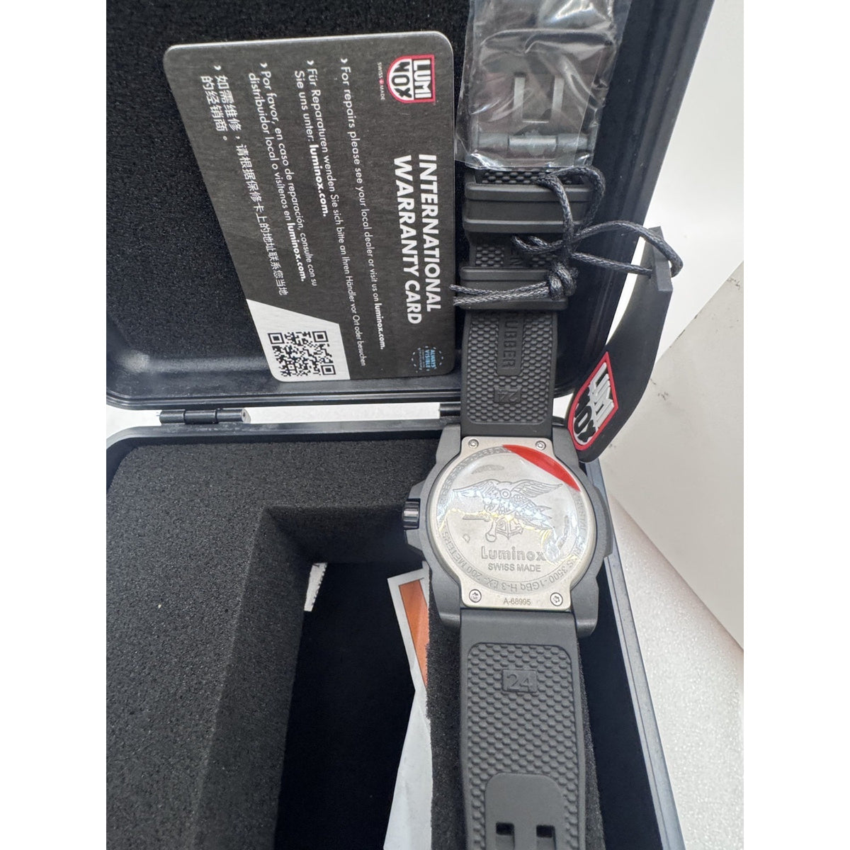 LUMINOX Men Analog Quartz Casual Watch Sport Military Dress Black Dial Waterproo