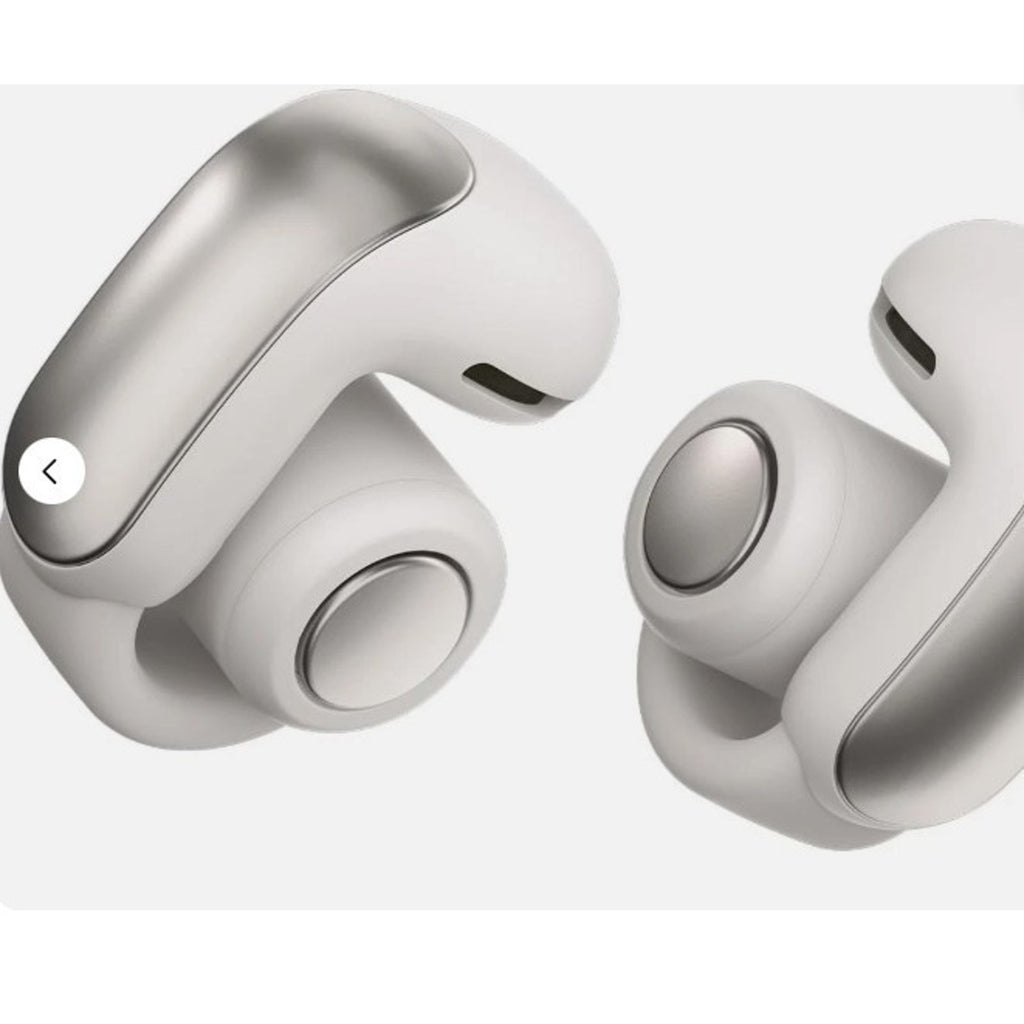 Bose Ultra Open Earbuds Bluetooth Open Ear Earbuds with OpenAudio Clip-On White