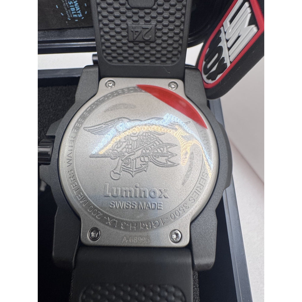 LUMINOX Men Analog Quartz Casual Watch Sport Military Dress Black Dial Waterproo