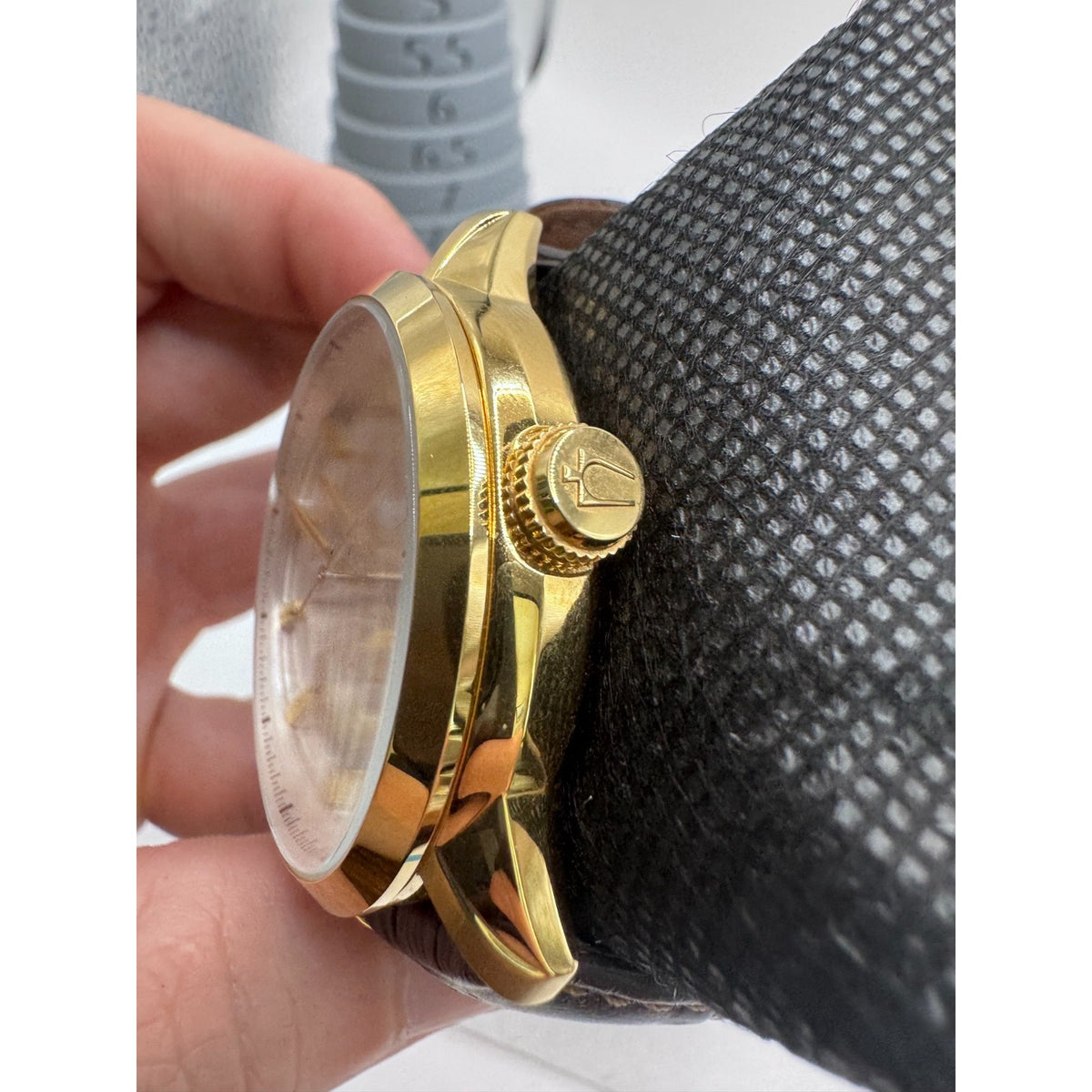 BULOVA Sutton Automatic Gold Tone Skeleton Unisex Watch NEW W IMPERF
