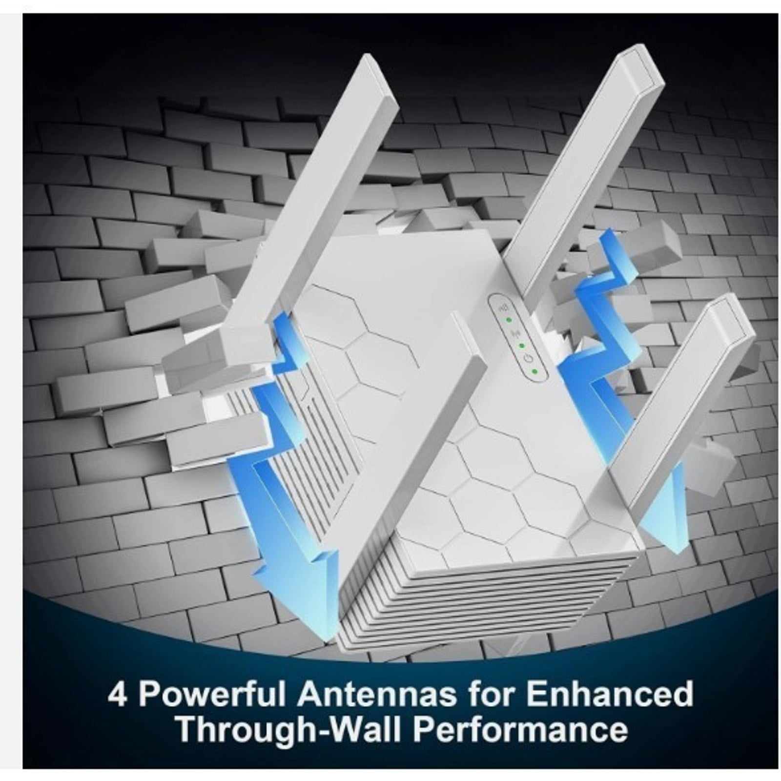 WiFi Extender Signal Booster Wireless Dual Band 5.8GHz & 2.4GHz 1200Mbps