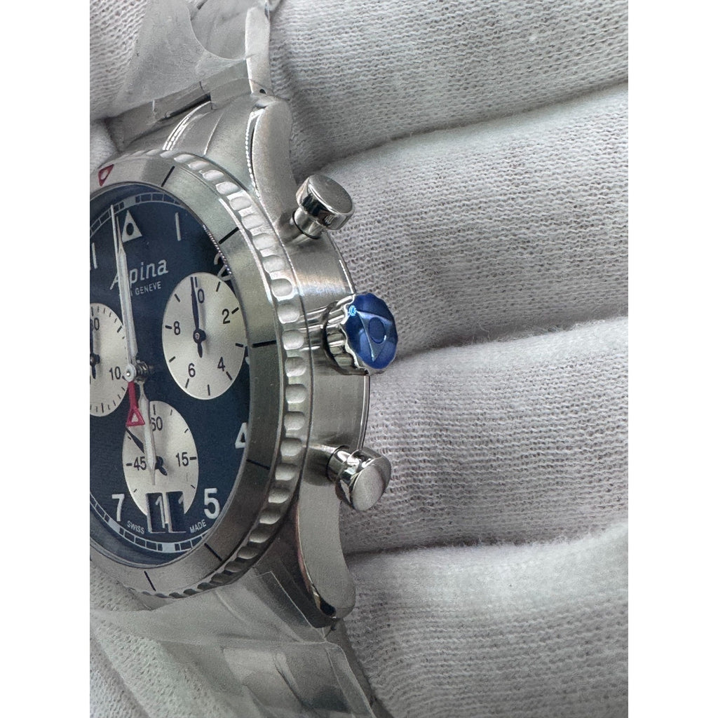Alpina Startimer Pilot Chronograph AL-372WB4S26B Swiss Made Unworn Box