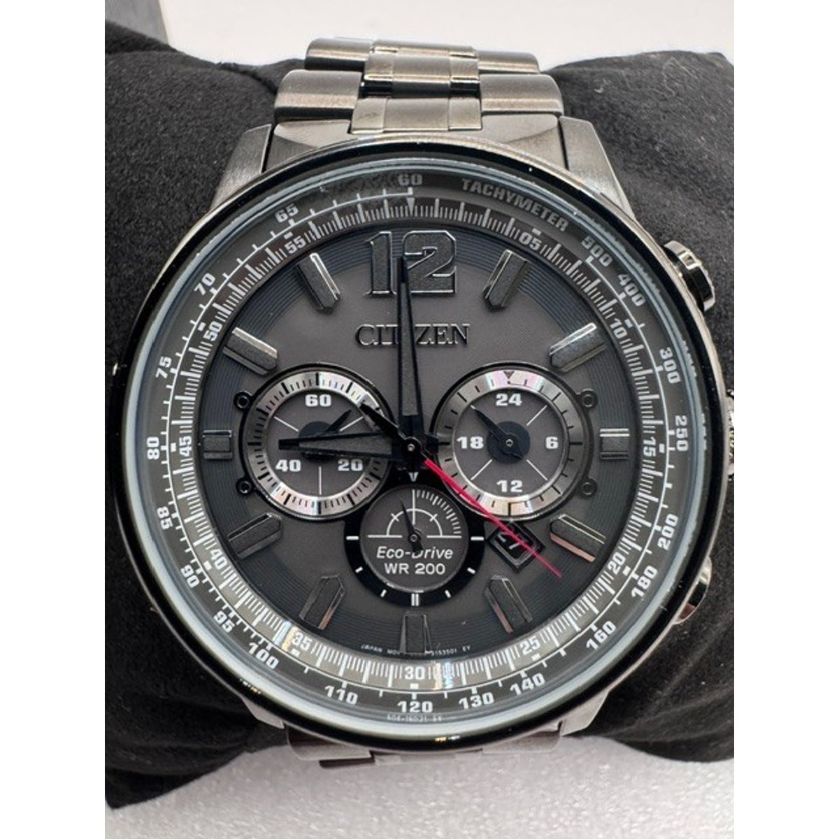 Citizen Nighthawk Chronograph Charcoal Grey Dial Men's Watch CA4377-53H