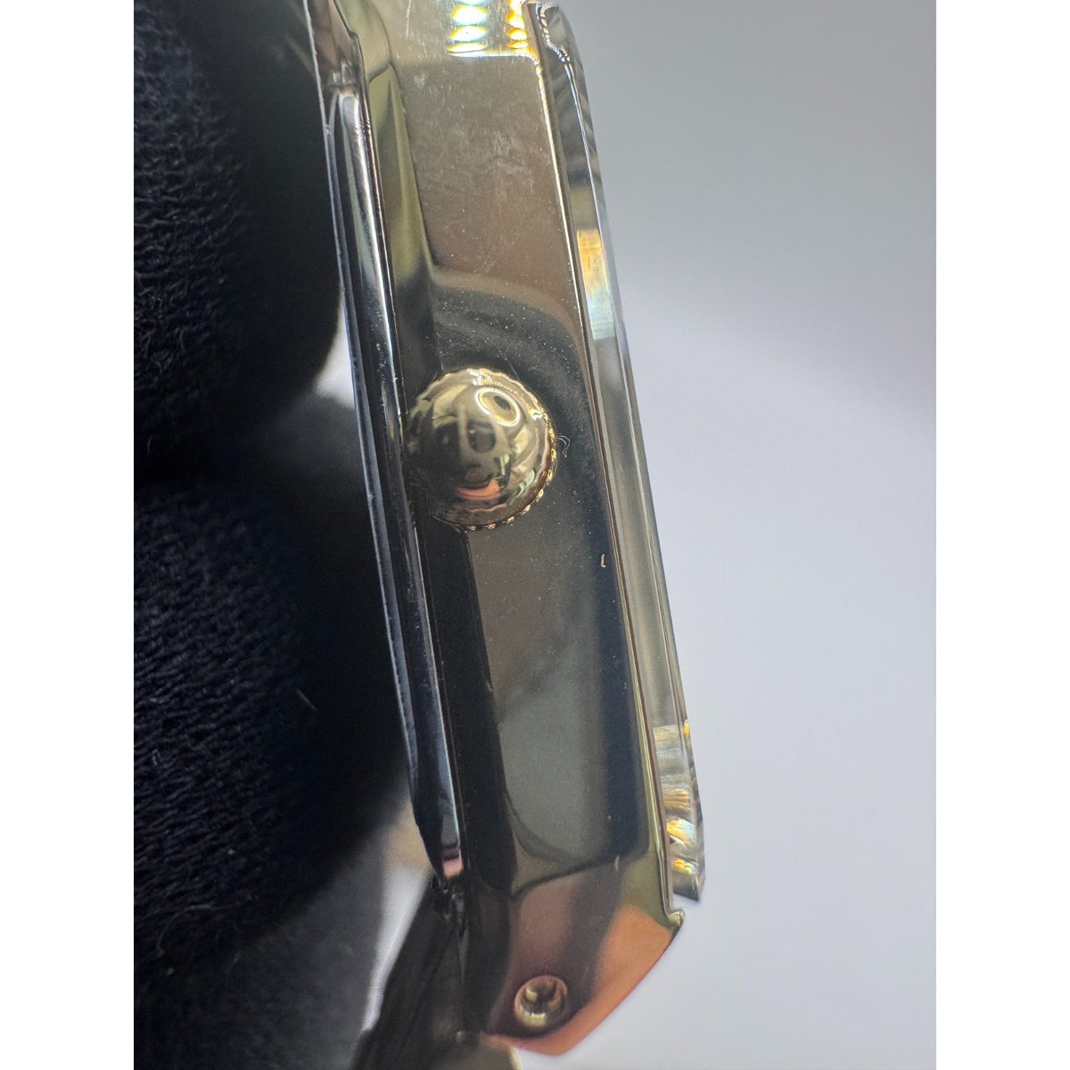 Bulova Modern Store Display Women's Gold Tone Gemmed Quartz Watch 97P140