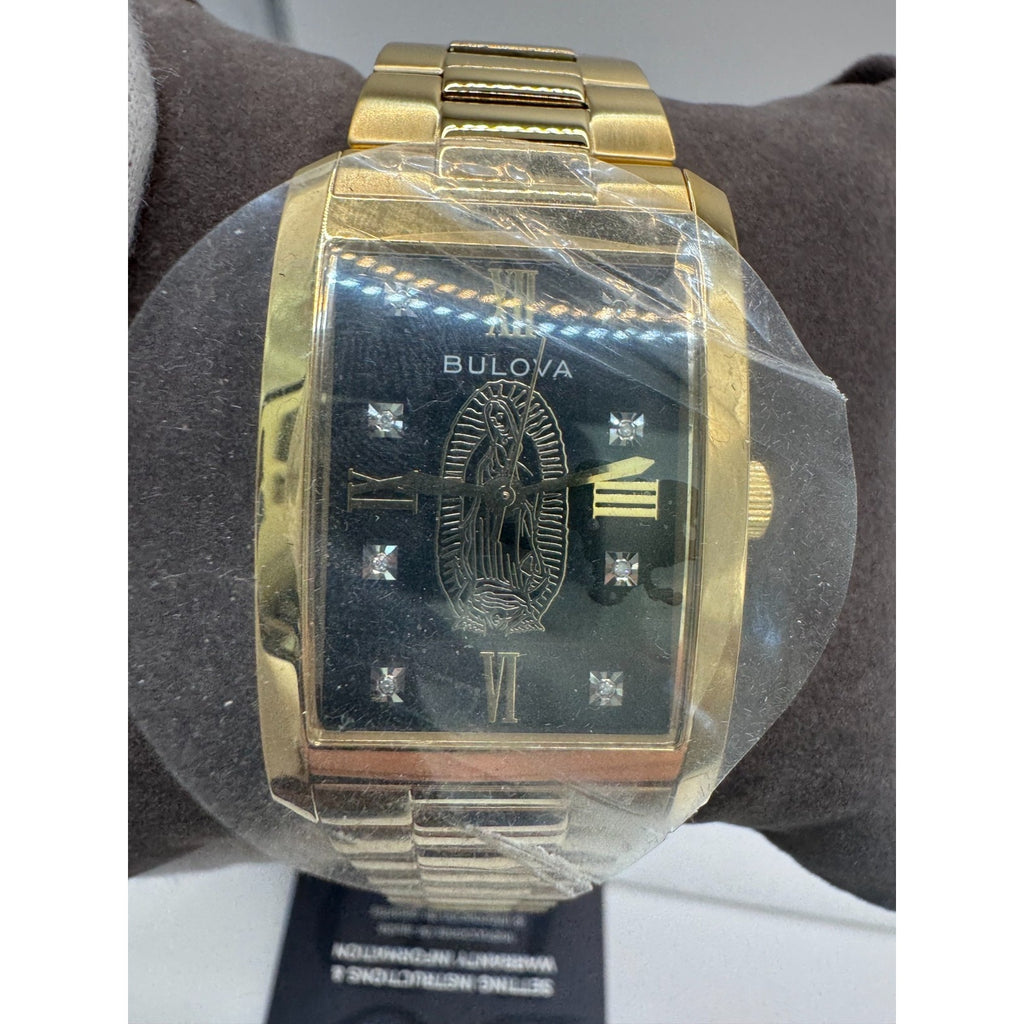 Bulova Classic Our Lady of Guadalupe Men's Watch 97D137 MSRP $425