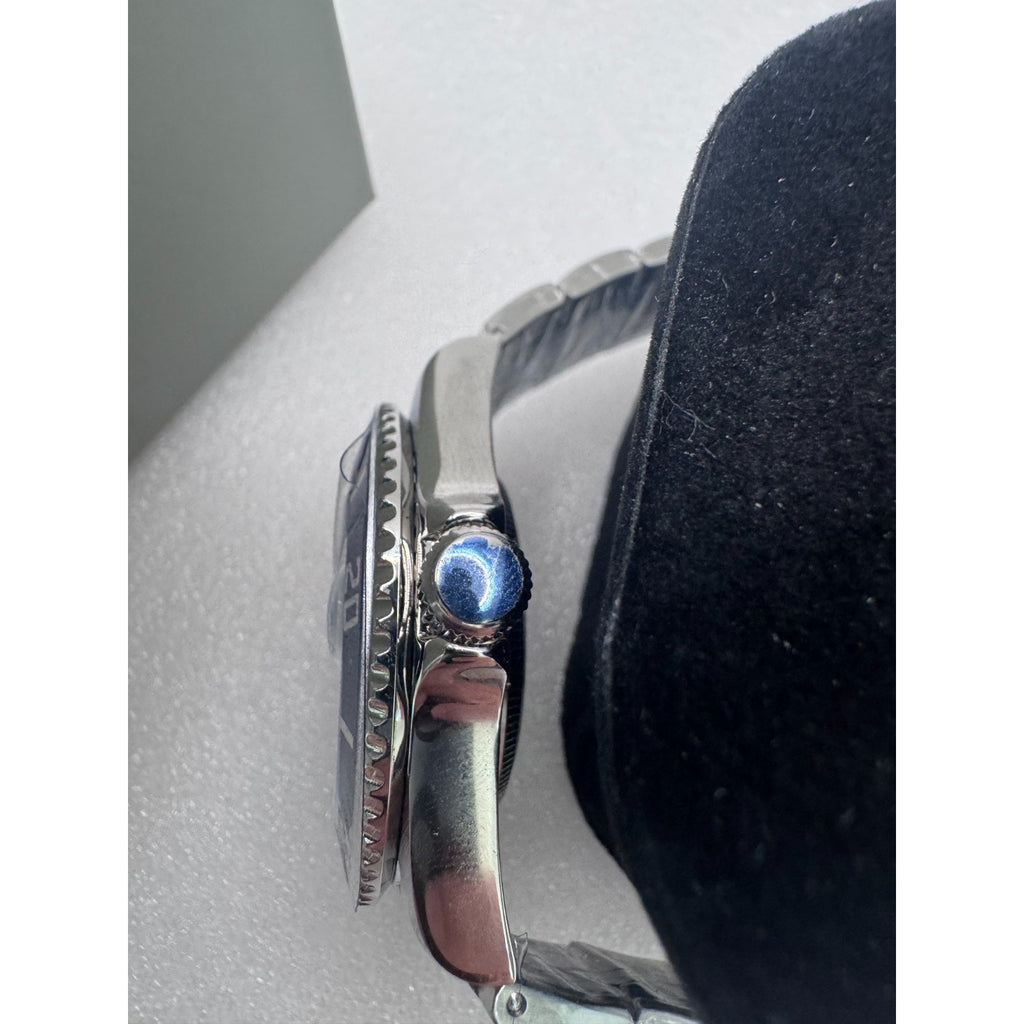 Charles-Hubert Blue Diver Paris Mens Stainless Steel Quartz Watch #3812