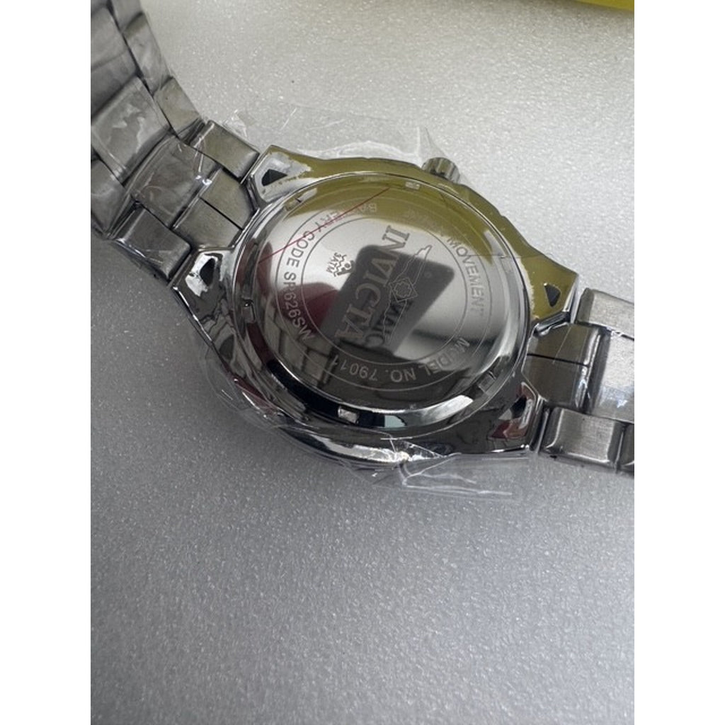 Invicta S1 Rally (79011) 44mm Men’s Quartz Watch - Silver Stainless Steel - NEW