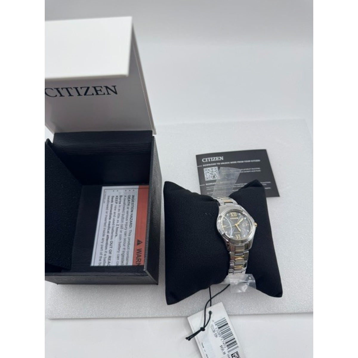 Citizen Eco Drive Gemmed MOP Dial Classic 30mm Women's Quartz Watch FE1136-59H