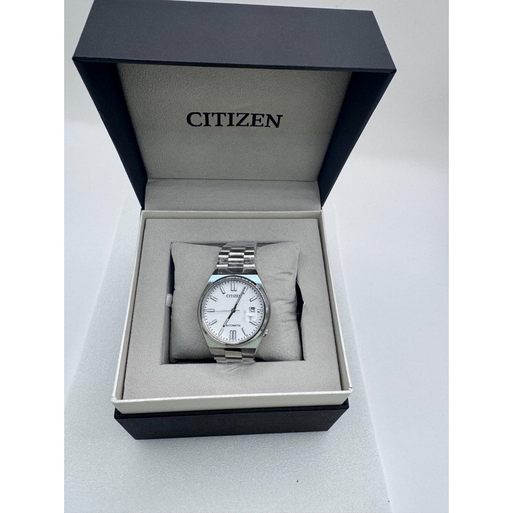 New-Citizen Tsuyosa NJ0150-81A Automatic White Dial Stainless Steel Men’s Watch